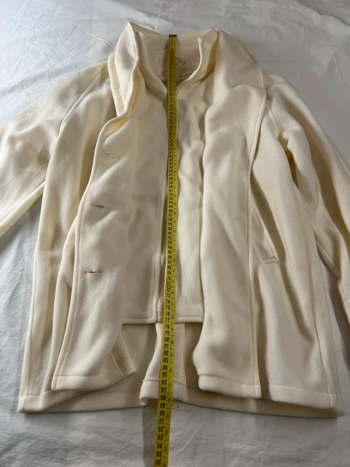 Wit crème Claire Neuville vintage overhemd – photo 8